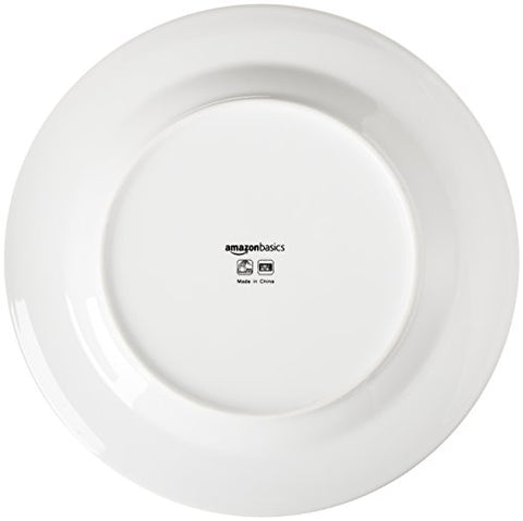 (Set of 6) 10.5 Inch White Dinner Plates