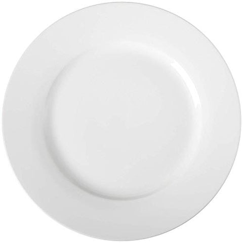 (Set of 6) 10.5 Inch White Dinner Plates