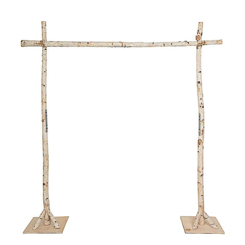 7.5 feet Natural Birch Wood Square Backdrop Stand Rental
