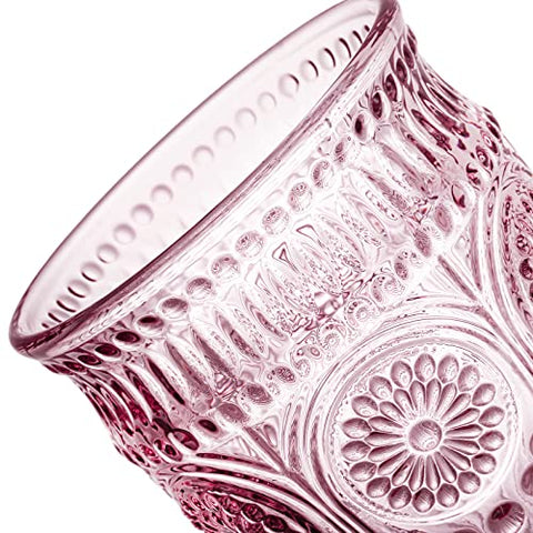 Pink Vintage Glass Cup Rental