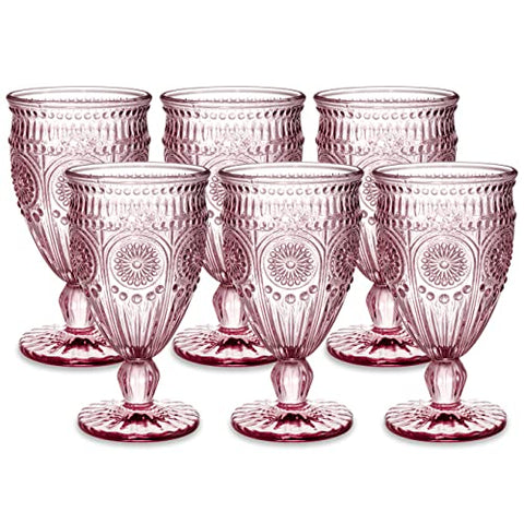 Pink Vintage Glass Cup Rental