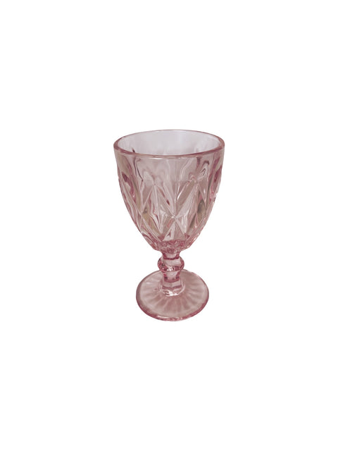 Pink Glass Cup Rental