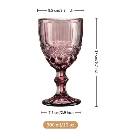 Purple Vintage Glass Cup Rental