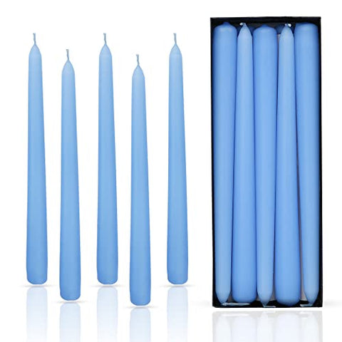 Pack of (10 Inch) Unscented Taper Candles