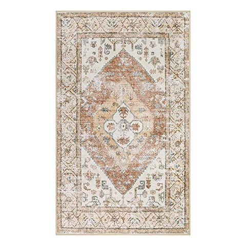 (5 x 7 Feet) Taupe Boho Rug