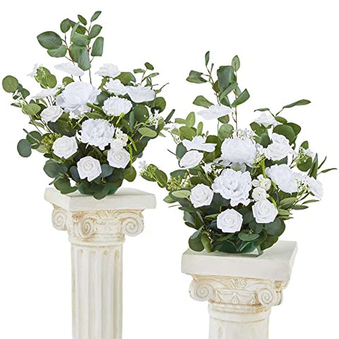 (Set of 2) Free-Standing Artificial Flowers