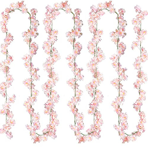 (Set of 5.9 Inch) Cherry Blossom Garland