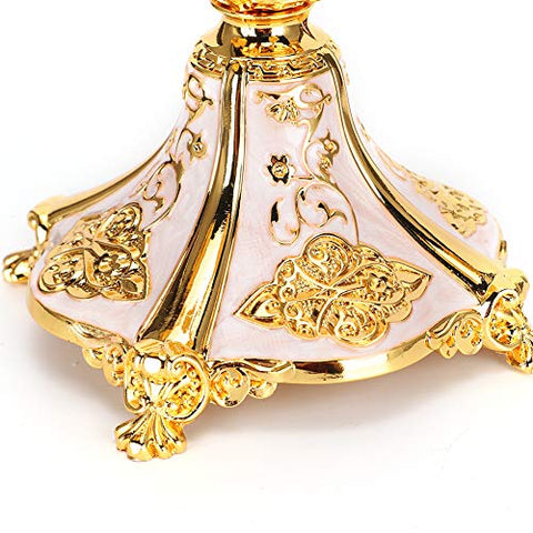 5 Arms (11.3 Inch) Gold Elegant Candle Holder