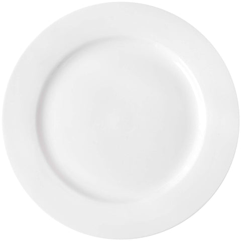 (Set of 12) 8 Inch Round Porcelain Plates