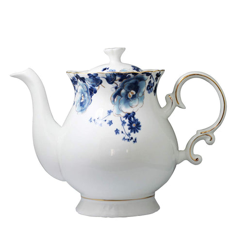 European Style Ceramic Flower Teapot Porcelain