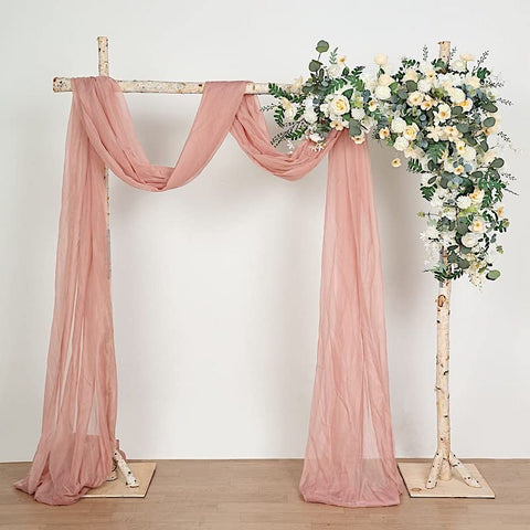 7.5 Feet Natural Birch Wood Square Backdrop Stand