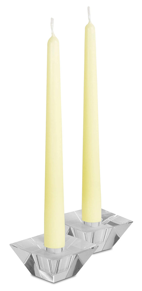 (8 Pack) Tall Ivory Taper Candles