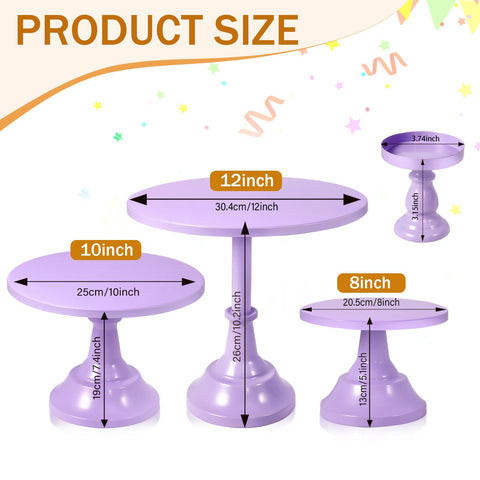 (Set of 4) Cake Stands