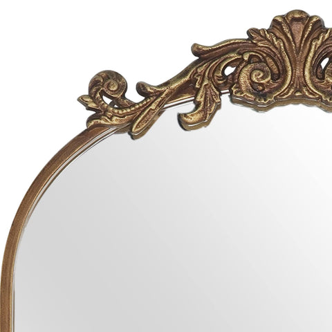 (30 x 19 Inch) Gold Antique Mirror