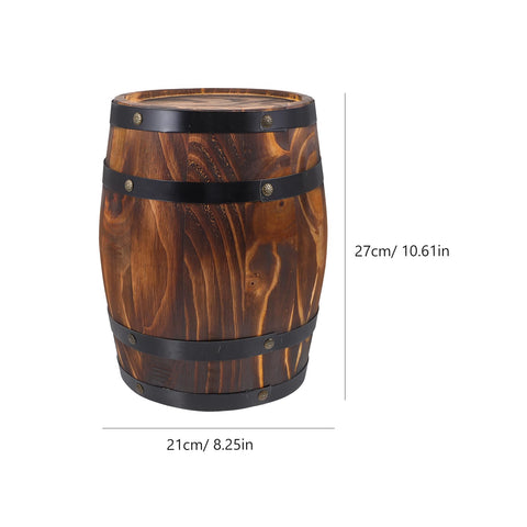 (10.61 Inch Tall) Small Whiskey Barrel