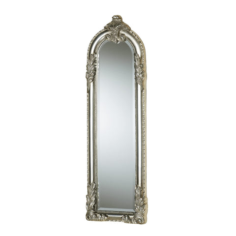 (34 x 10 Inch) Antique Silver Victorian Style Mirror