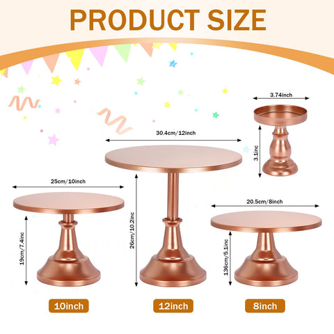 (Set of 4) Cake Stands