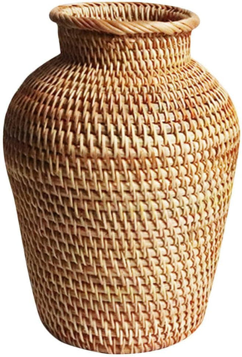 (8.2 Inch Tall) Rattan Vase