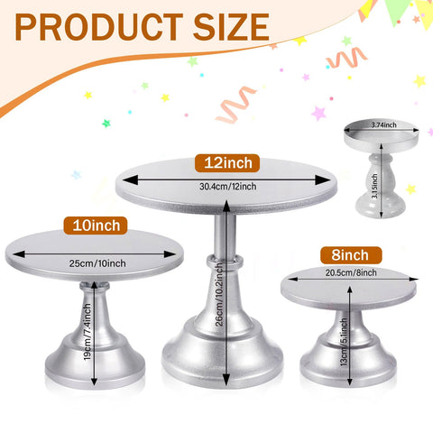 (Set of 4) Cake Stands