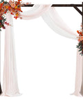 Fomcet 7.2FT Wooden Wedding Arch Stand Square Wood Arch Wedding Arbor for Ceremony Party Proposal Scene Garden Beach Forest Rustic Boho Decorations - Elegant Wedding Accents
