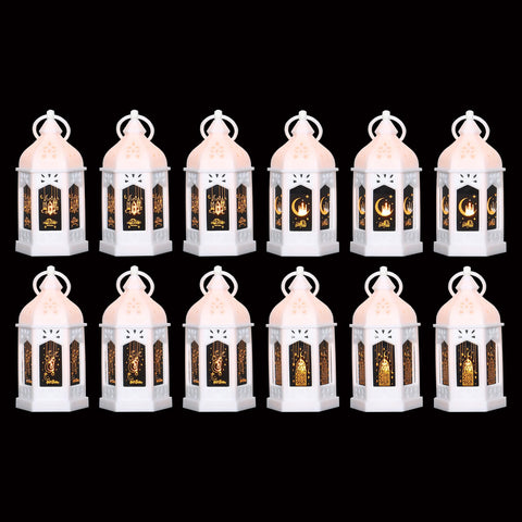 Set of (6 Inch) Mini Lantern with LED Tealights