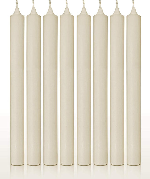 (12 Pack) 10 Inch Wool White Candles