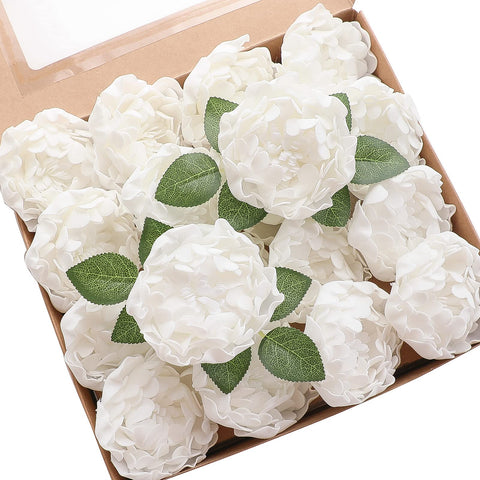 (16 Piece) 4 Inch Blooming Peonies