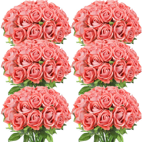 (50 Piece) 20 Inch Artificial Rose Flower