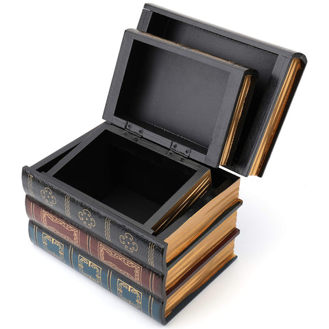 (Set of 2) Decorative Book Boxes