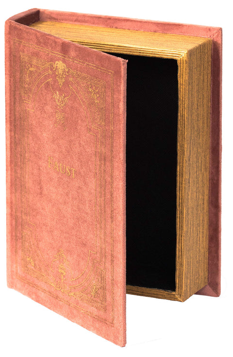 Decorative Vintage Book Shaped Trinket Storage Box